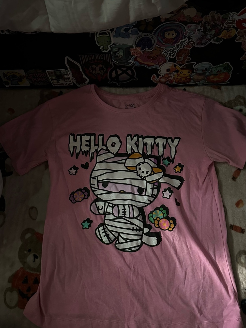 Sanrio Hello Kitty Pink Mummy Graphic Tee